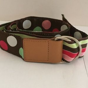 Talbots reversable cloth belt